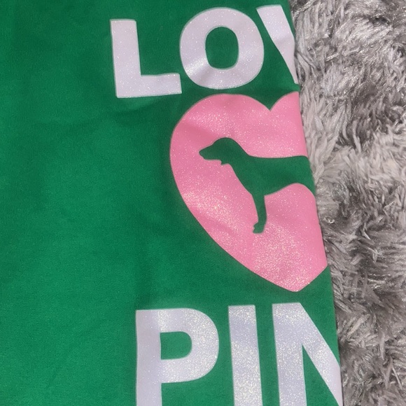 PINK green sweat pants - Picture 2 of 3